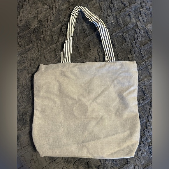 NEW “Happy Cat” Large Canvas Zip Tote Shopper Bag Cute Kittens Vintage Style - Picture 9 of 12